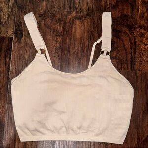 Aerie cream bra top